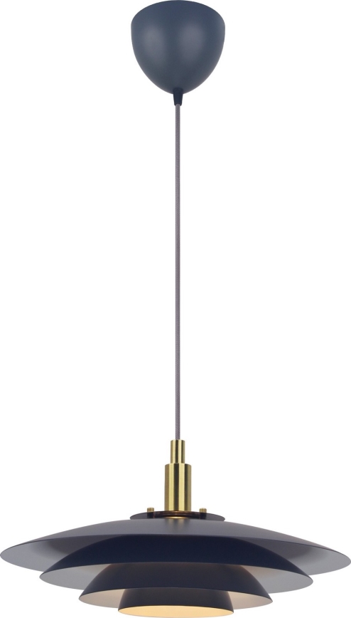 Nordlux - Lustra ar auklu BRETAGNE 1xG9/25W/230V antracīta