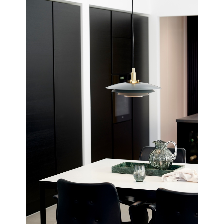 Nordlux - Lustra ar auklu BRETAGNE 1xG9/25W/230V antracīta