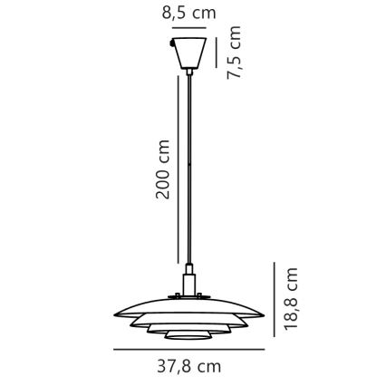Nordlux - Lustra ar auklu BRETAGNE 1xG9/25W/230V balta