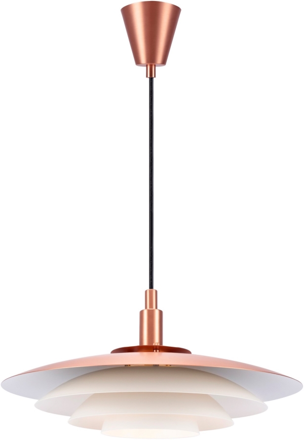Nordlux - Lustra ar auklu BRETAGNE 1xG9/25W/230V Rozā zelta