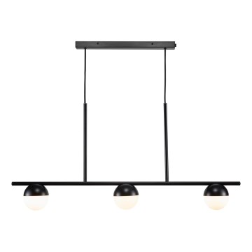 Nordlux - Lustra ar auklu CONTINA 3xG9/5W/230V melna