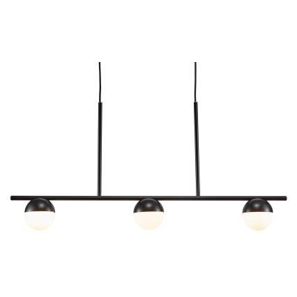Nordlux - Lustra ar auklu CONTINA 3xG9/5W/230V melna