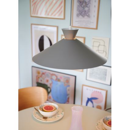 Nordlux - Lustra ar auklu DIAL 1xE27/40W/230V d. 45 cm pelēka