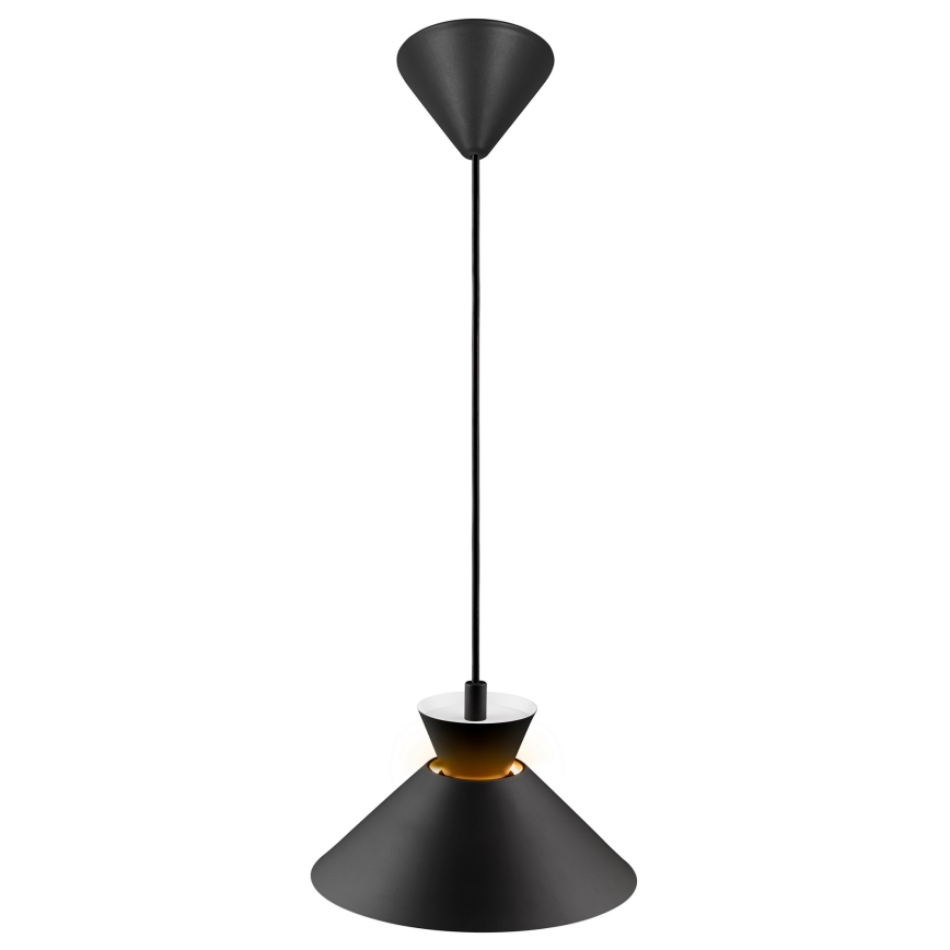 Nordlux - Lustra ar auklu DIAL 1xE27/40W/230V d. 25 cm melna