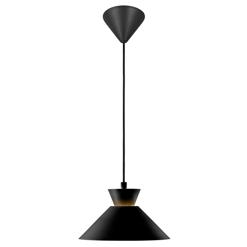 Nordlux - Lustra ar auklu DIAL 1xE27/40W/230V d. 25 cm melna