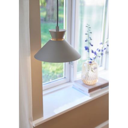 Nordlux - Lustra ar auklu DIAL 1xE27/40W/230V d. 25 cm pelēka