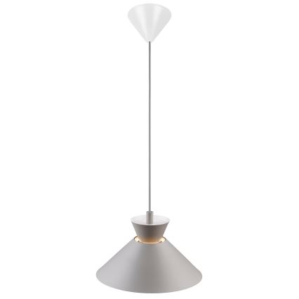 Nordlux - Lustra ar auklu DIAL 1xE27/40W/230V d. 25 cm pelēka