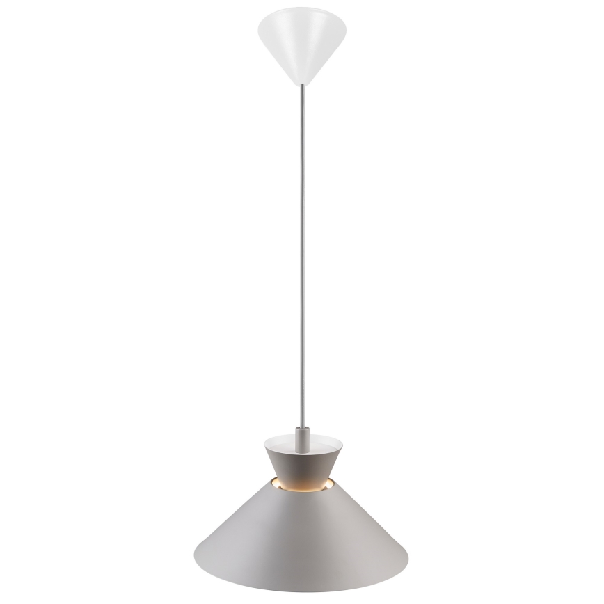 Nordlux - Lustra ar auklu DIAL 1xE27/40W/230V d. 25 cm pelēka