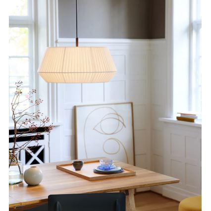 Nordlux - Lustra ar auklu DICTE 1xE27/60W/230V d. 53 cm balta
