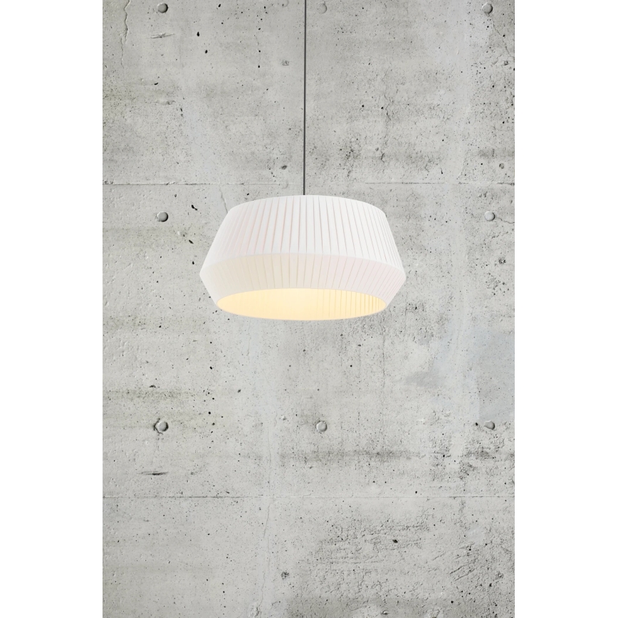 Nordlux - Lustra ar auklu DICTE 1xE27/60W/230V d. 53 cm balta