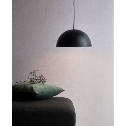 Nordlux - Lustra ar auklu ELLEN 1xE27/40W/230V melna