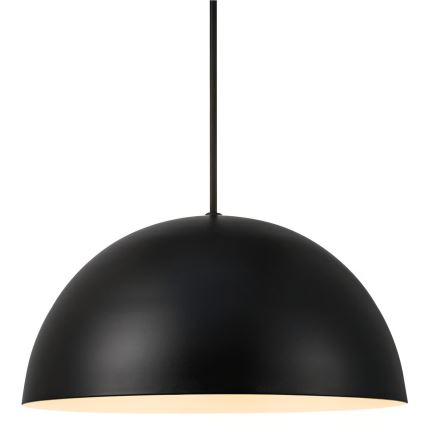 Nordlux - Lustra ar auklu ELLEN 1xE27/40W/230V melna