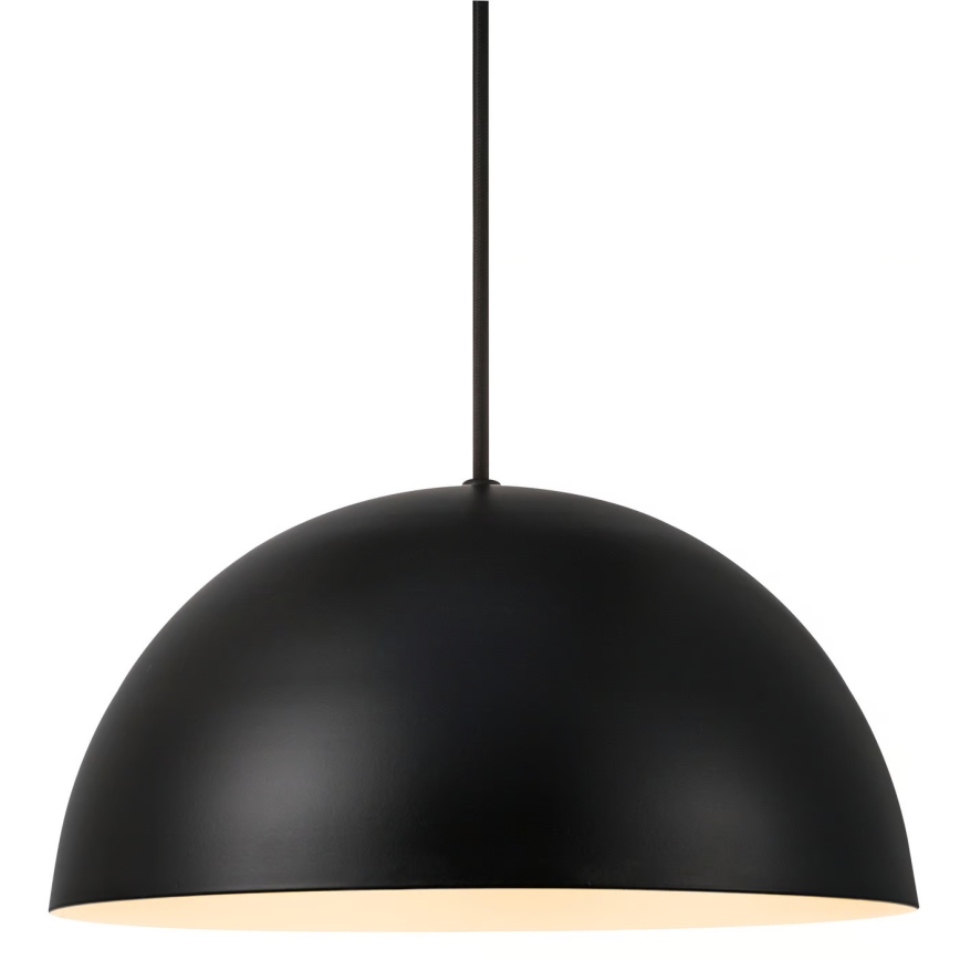 Nordlux - Lustra ar auklu ELLEN 1xE27/40W/230V melna