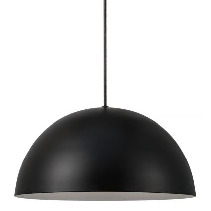 Nordlux - Lustra ar auklu ELLEN 1xE27/40W/230V melna