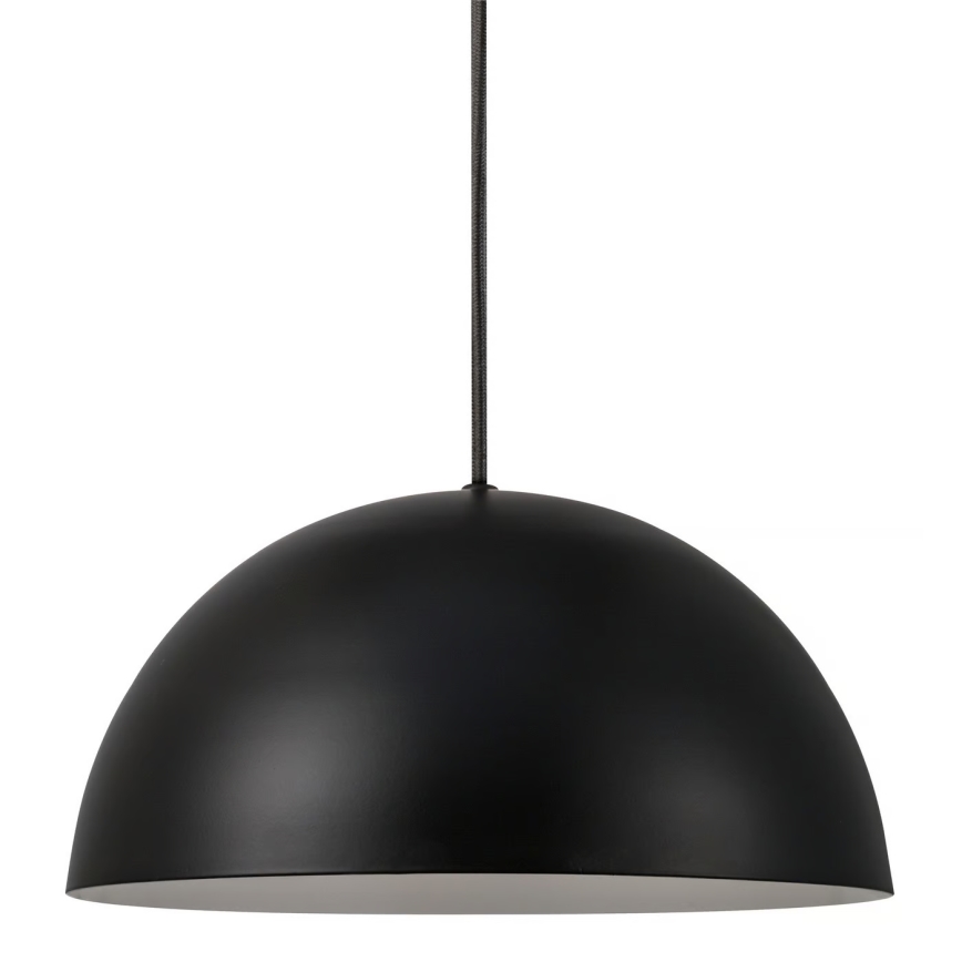 Nordlux - Lustra ar auklu ELLEN 1xE27/40W/230V melna