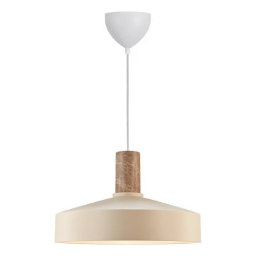 Nordlux - Lustra ar auklu ELVAS 1xE27/60W/230V d. 37,5 cm bēša