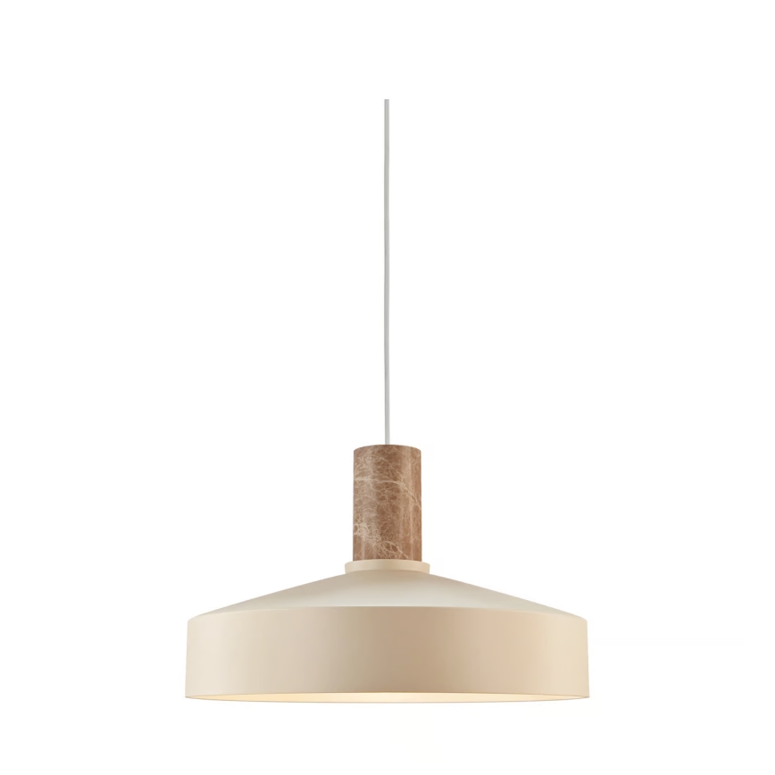 Nordlux - Lustra ar auklu ELVAS 1xE27/60W/230V d. 37,5 cm bēša