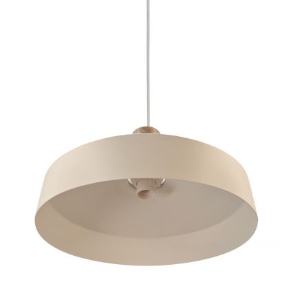 Nordlux - Lustra ar auklu ELVAS 1xE27/60W/230V d. 37,5 cm bēša