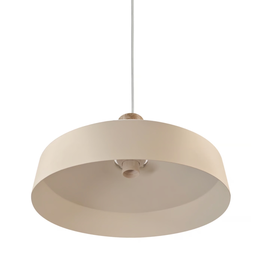 Nordlux - Lustra ar auklu ELVAS 1xE27/60W/230V d. 37,5 cm bēša