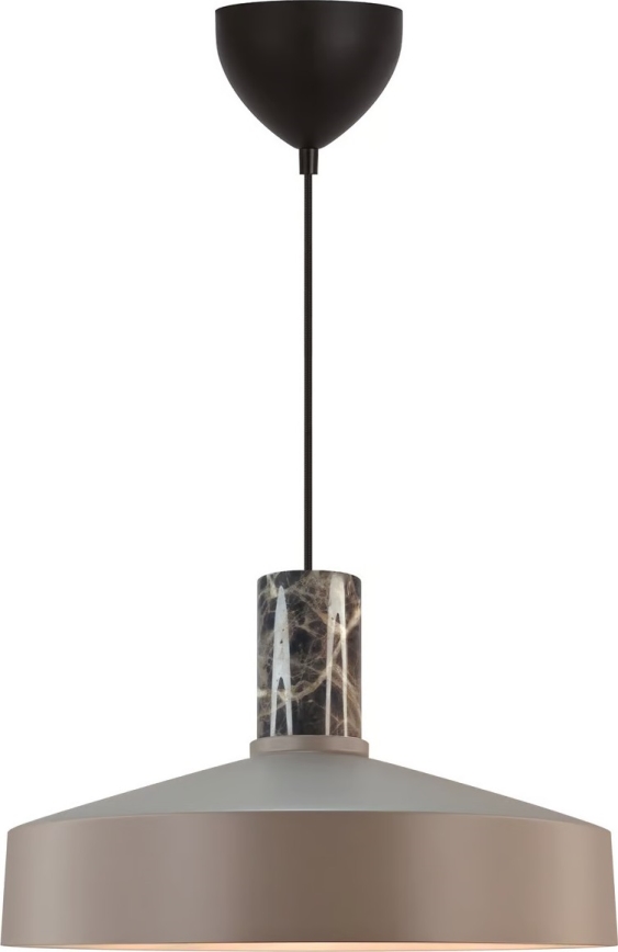 Nordlux - Lustra ar auklu ELVAS 1xE27/60W/230V d. 37,5 cm brūna