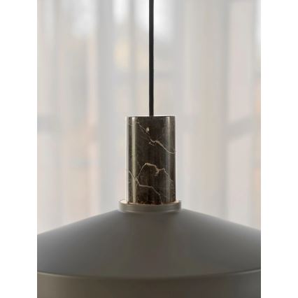 Nordlux - Lustra ar auklu ELVAS 1xE27/60W/230V d. 37,5 cm brūna