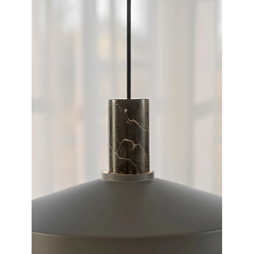 Nordlux - Lustra ar auklu ELVAS 1xE27/60W/230V d. 37,5 cm brūna