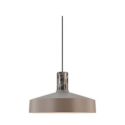 Nordlux - Lustra ar auklu ELVAS 1xE27/60W/230V d. 37,5 cm brūna
