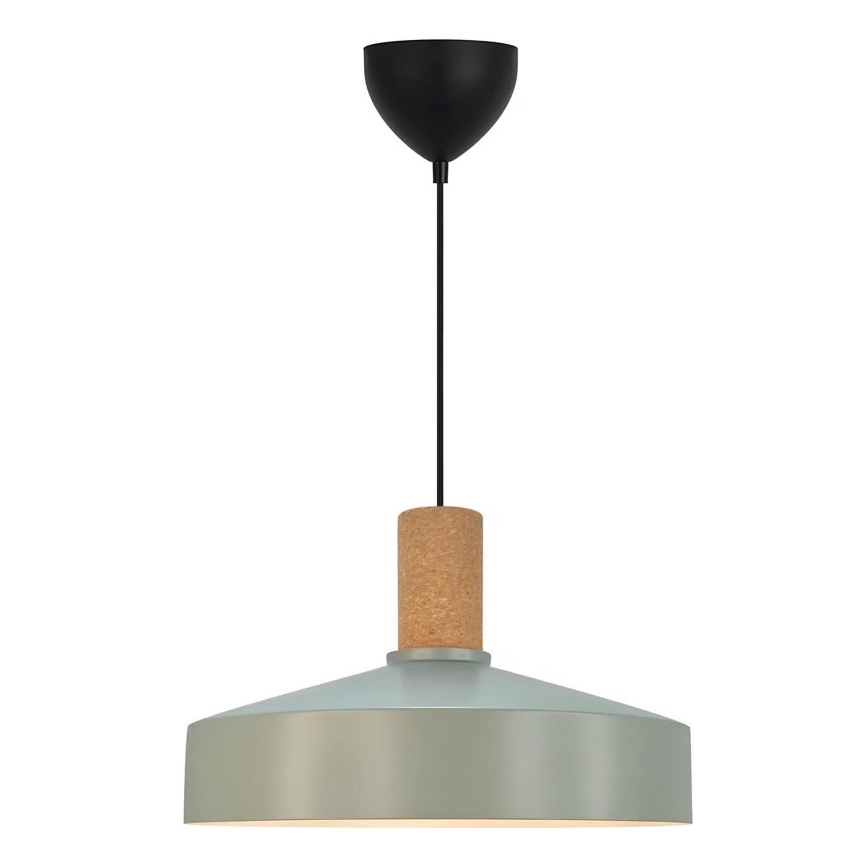 Nordlux - Lustra ar auklu ELVAS 1xE27/60W/230V d. 37,5 cm zaļa