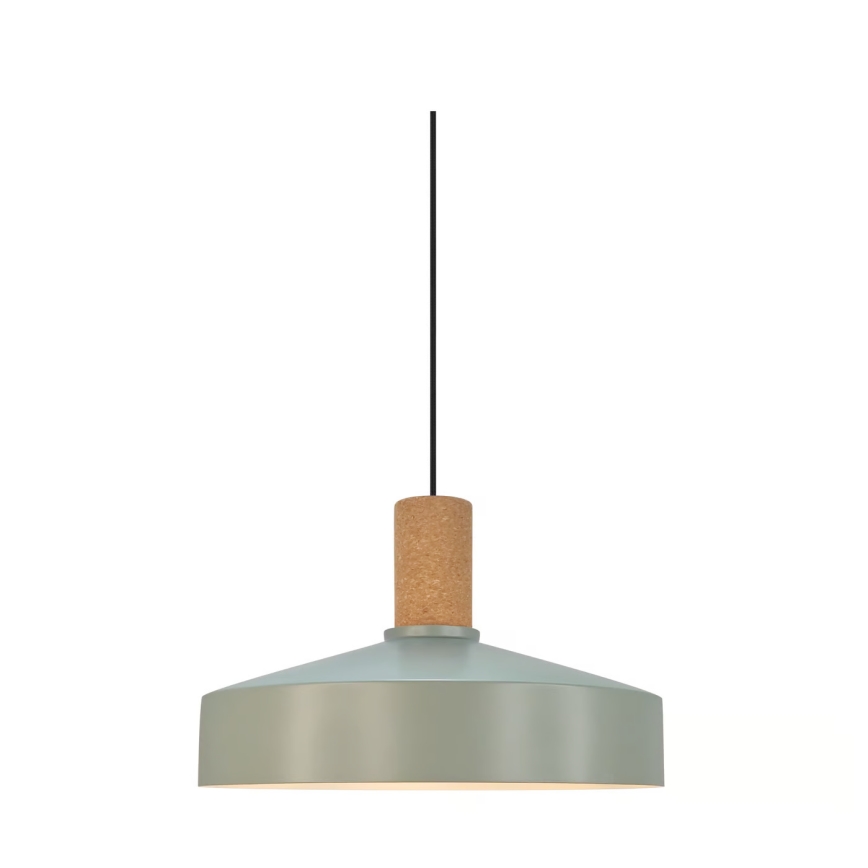 Nordlux - Lustra ar auklu ELVAS 1xE27/60W/230V d. 37,5 cm zaļa