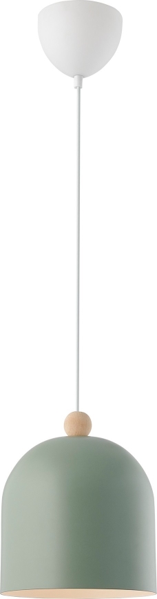 Nordlux - Lustra ar auklu GASTON 1xE27/40W/230V zaļa/balta