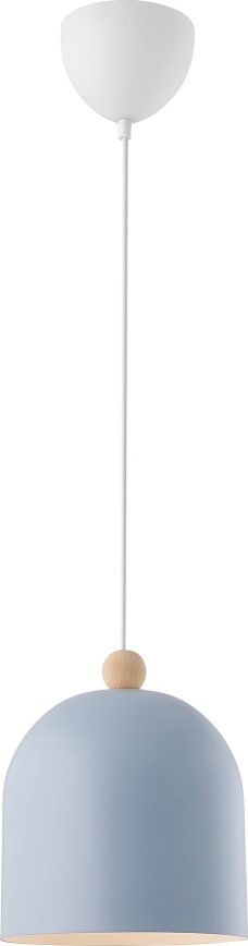 Nordlux - Lustra ar auklu GASTON 1xE27/40W/230V zila/balta