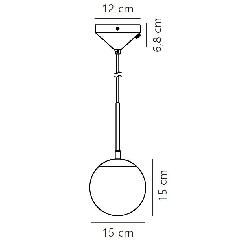 Nordlux - Lustra ar auklu GRANT 1xE14/15W/230V d. 15 cm