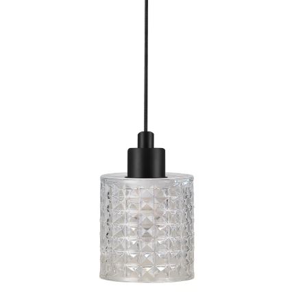 Nordlux - Lustra ar auklu HOLLYWOOD 1xE27/60W/230V caurspīdīga