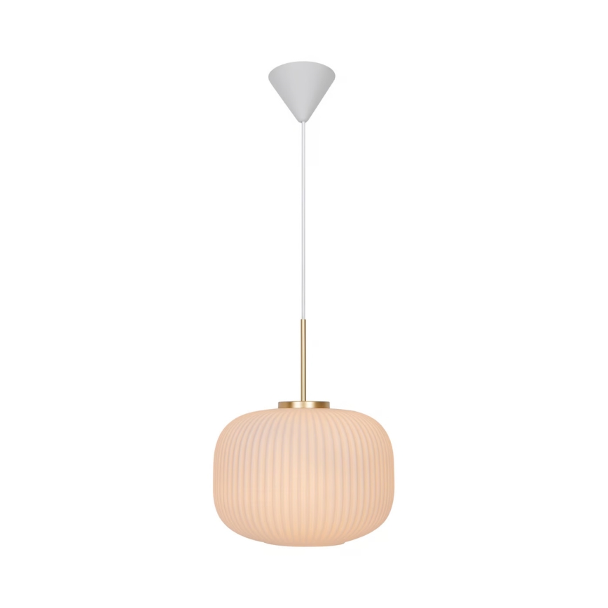 Nordlux - Lustra ar auklu MILFORD 1xE27/40W/230V d. 30 cm balta