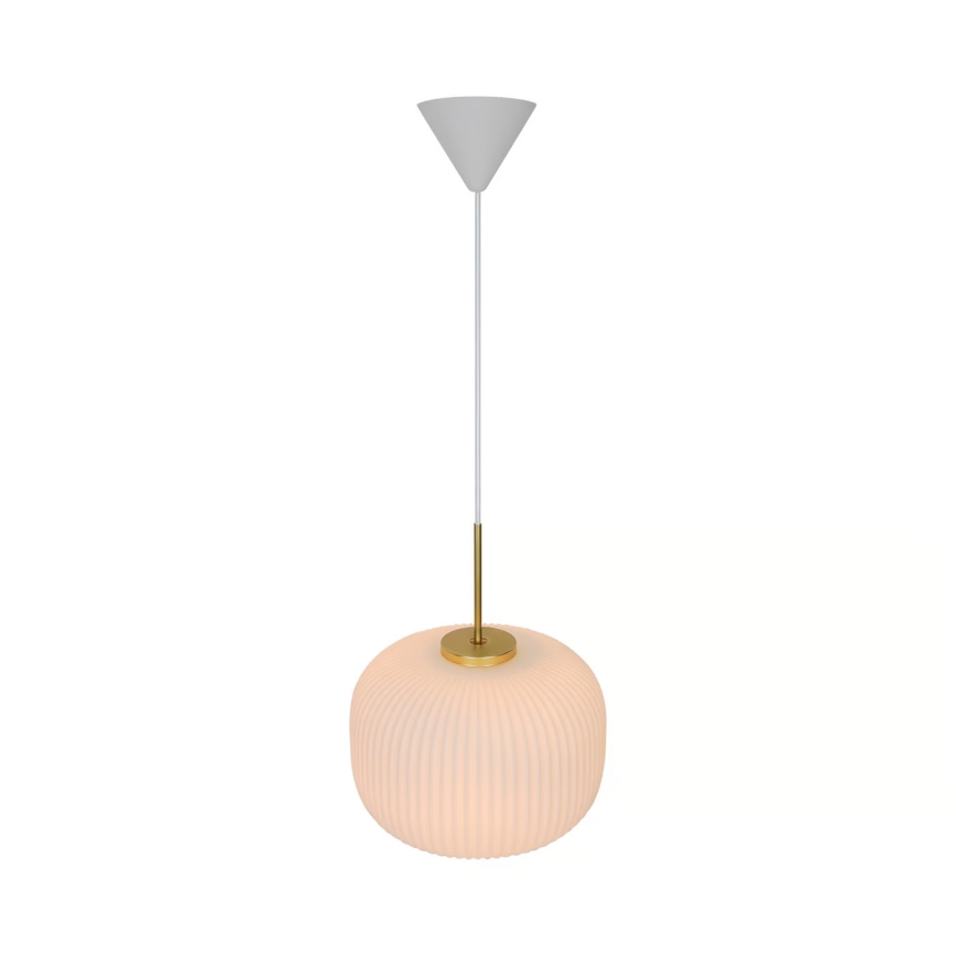 Nordlux - Lustra ar auklu MILFORD 1xE27/40W/230V d. 30 cm balta