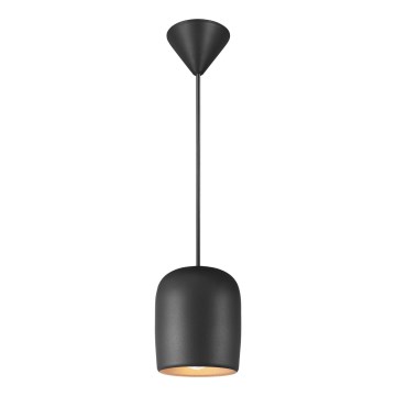 Nordlux - Lustra ar auklu NOTTI 1xE27/25W/230V melna