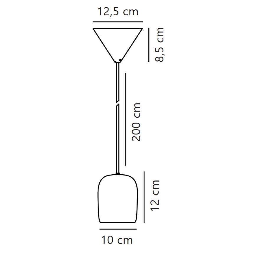 Nordlux - Lustra ar auklu NOTTI 1xE27/25W/230V oranža