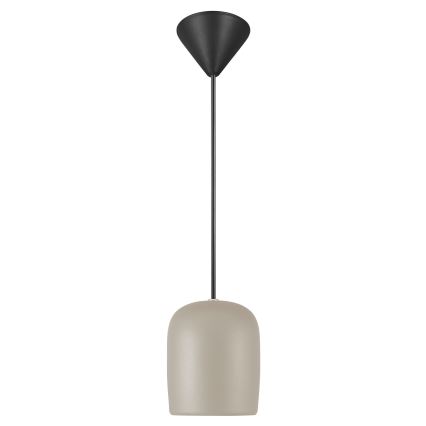 Nordlux - Lustra ar auklu NOTTI 1xE27/25W/230V pelēka