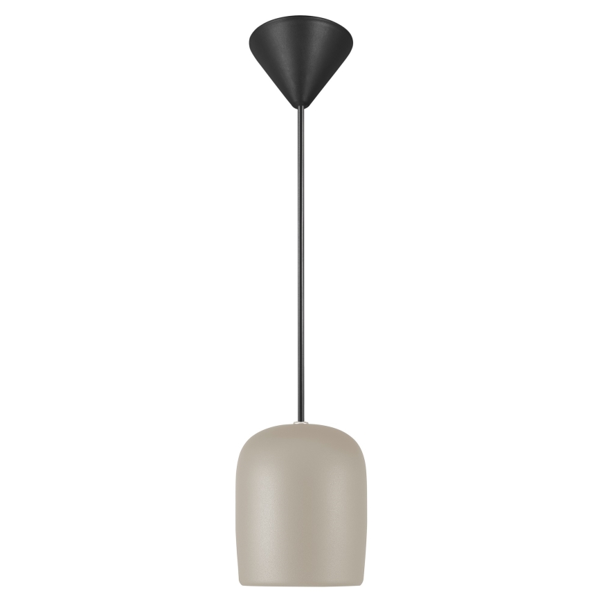 Nordlux - Lustra ar auklu NOTTI 1xE27/25W/230V pelēka