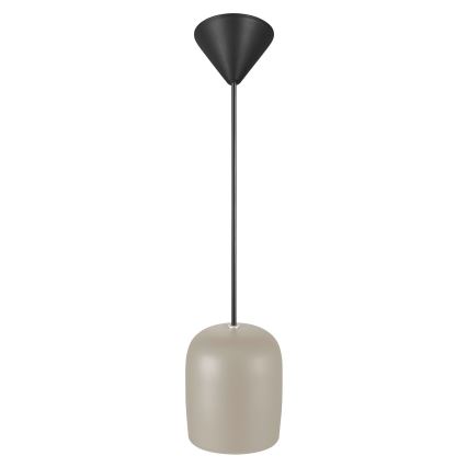 Nordlux - Lustra ar auklu NOTTI 1xE27/25W/230V pelēka