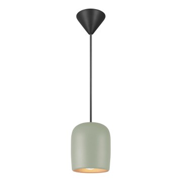 Nordlux - Lustra ar auklu NOTTI 1xE27/25W/230V zaļa