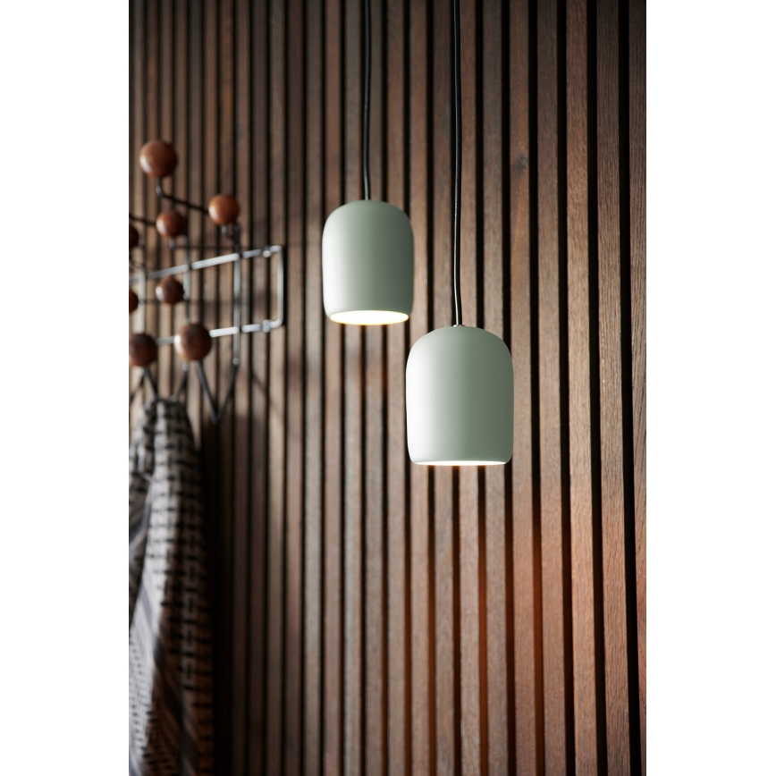 Nordlux - Lustra ar auklu NOTTI 1xE27/25W/230V zaļa