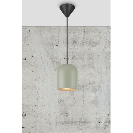 Nordlux - Lustra ar auklu NOTTI 1xE27/25W/230V zaļa