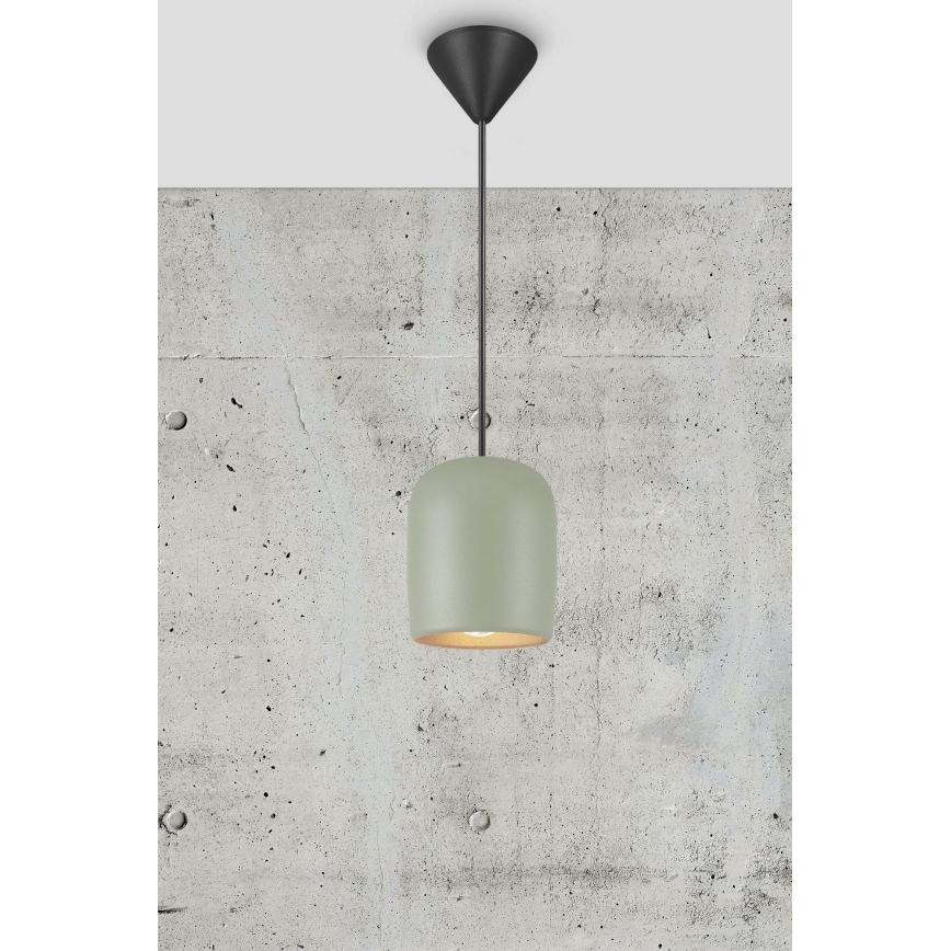 Nordlux - Lustra ar auklu NOTTI 1xE27/25W/230V zaļa