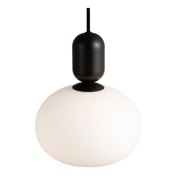 Nordlux - Lustra ar auklu NOTTI 1xE27/40W/230V melna