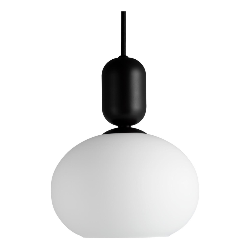 Nordlux - Lustra ar auklu NOTTI 1xE27/40W/230V melna