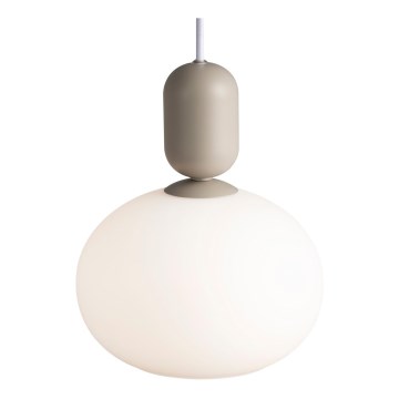 Nordlux - Lustra ar auklu NOTTI 1xE27/40W/230V pelēka