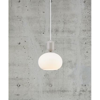 Nordlux - Lustra ar auklu NOTTI 1xE27/40W/230V pelēka