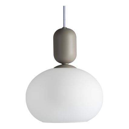 Nordlux - Lustra ar auklu NOTTI 1xE27/40W/230V pelēka
