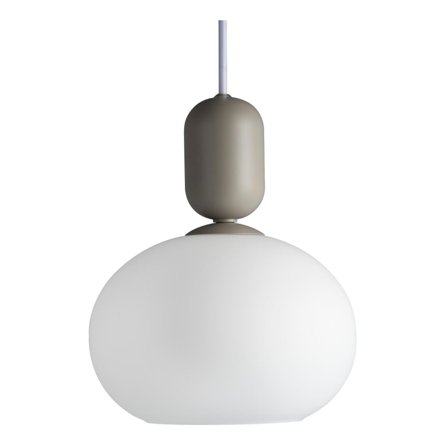 Nordlux - Lustra ar auklu NOTTI 1xE27/40W/230V pelēka
